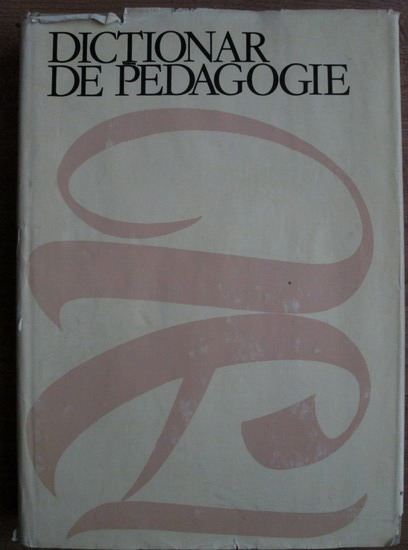 Anghel Manolache Dictionar De Pedagogie 1979 CumpÄƒrÄƒ