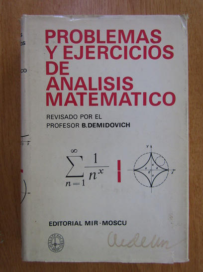 B. P. Demidovich - Problemas Y Ejercicios De Analisis Matematico - Cumpără