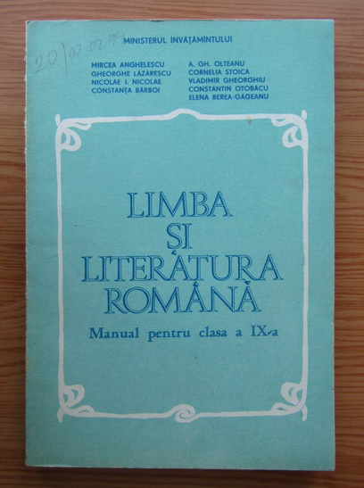 Limba Romana Manual Pentru Studentii Straini