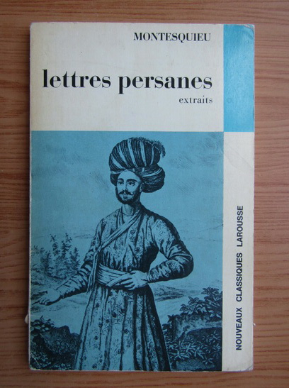 Montesquieu Lettres Persanes Cumpără