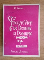 Constantin Gane - Trecute vieti de doamne si domnite (volumul 3, 1944)