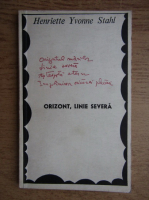 Henriette Yvonne Stahl - Orizont, linie severa