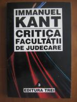 Immanuel Kant - Critica facultatii de judecare