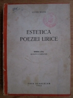 Liviu Rusu - Estetica poeziei lirice