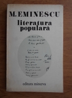 Mihai Eminescu - Literatura populara