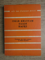 Omar Khayyam Saadi Hafez - Catrene persane